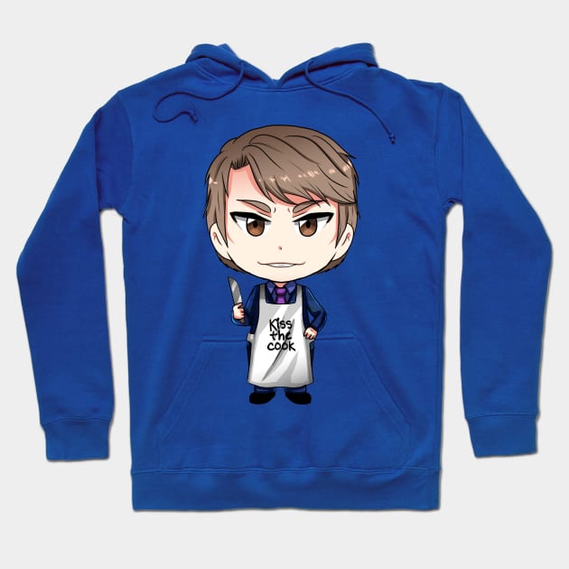 Kiss the cook Hoodie by Yunuyei's Store